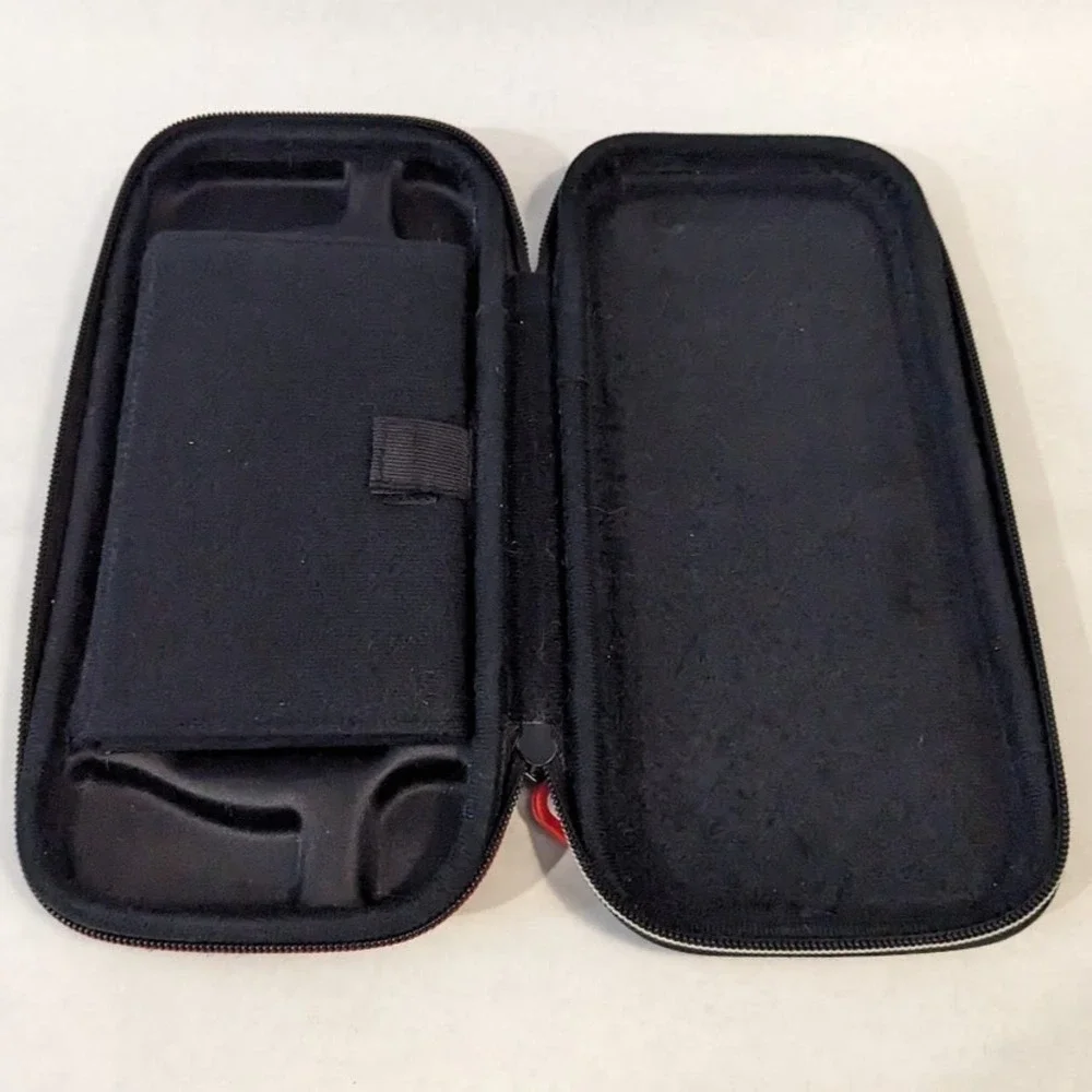 Official Nintendo Switch Travel Case Black Ballistic Nylon Hard Pad Carrying OEM